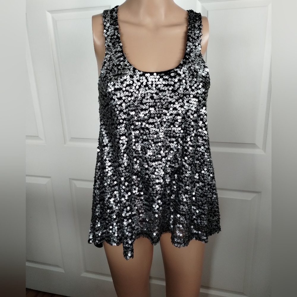 Vintage Havana Sequin Top Small